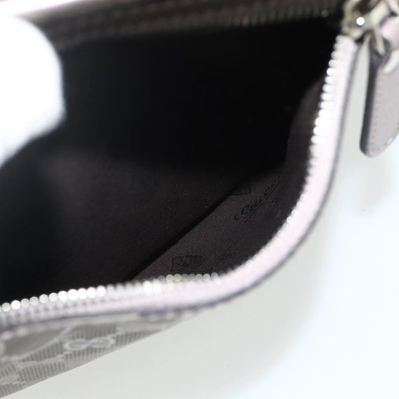 GUCCI GG Implementation Schultertasche PVC Pink Silber 233268 Auth BA12559A