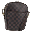 LOUIS VUITTON Damier Ebene Ipanema PM Shoulder Bag N51294 LV Auth BA12561-1