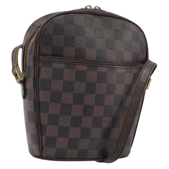 LOUIS VUITTON Damier Ebene Ipanema PM Shoulder Bag N51294 LV Auth BA12561