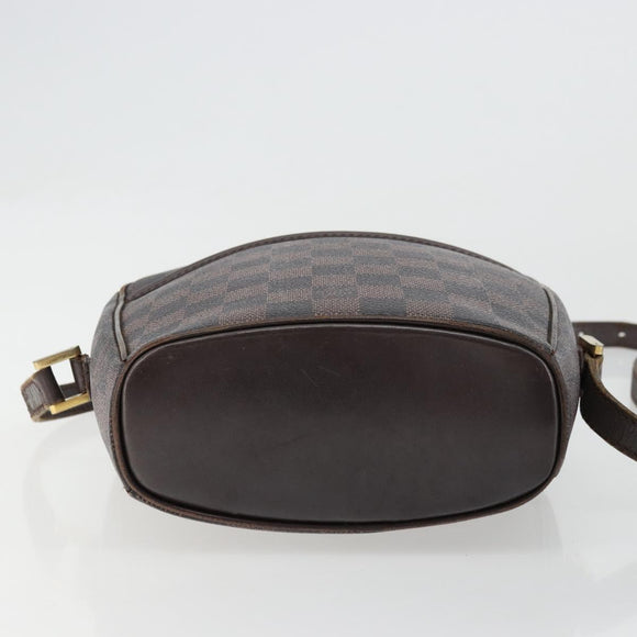 LOUIS VUITTON Damier Ebene Ipanema PM Shoulder Bag N51294 LV Auth BA12561