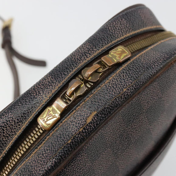 LOUIS VUITTON Damier Ebene Ipanema PM Shoulder Bag N51294 LV Auth BA12561