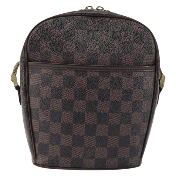 LOUIS VUITTON Damier Ebene Ipanema PM Shoulder Bag N51294 LV Auth BA12561