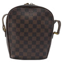 LOUIS VUITTON Damier Ebene Ipanema PM Shoulder Bag N51294 LV Auth BA12561-2
