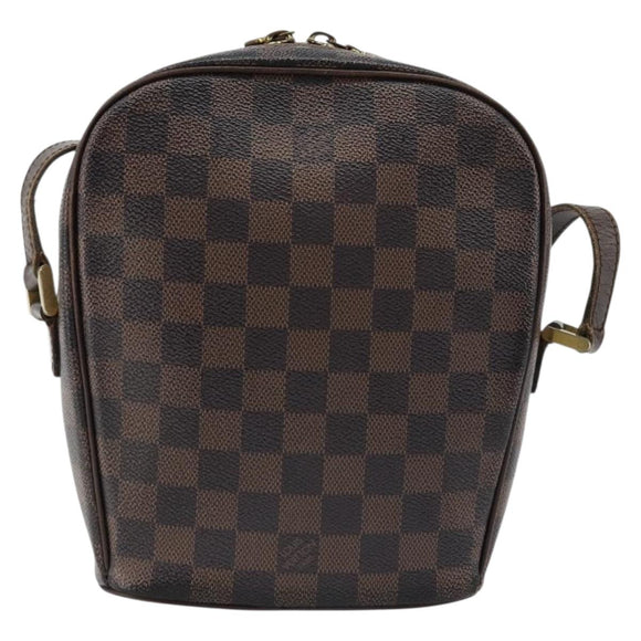 LOUIS VUITTON Damier Ebene Ipanema PM Shoulder Bag N51294 LV Auth BA12561