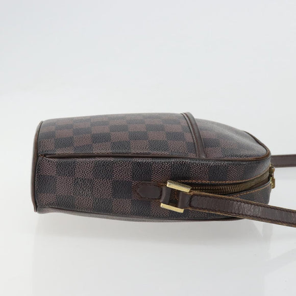 LOUIS VUITTON Damier Ebene Ipanema PM Shoulder Bag N51294 LV Auth BA12561