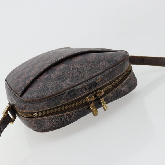 LOUIS VUITTON Damier Ebene Ipanema PM Shoulder Bag N51294 LV Auth BA12561