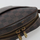 LOUIS VUITTON Damier Ebene Ipanema PM Shoulder Bag N51294 LV Auth BA12561-7