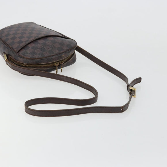 LOUIS VUITTON Damier Ebene Ipanema PM Shoulder Bag N51294 LV Auth BA12561
