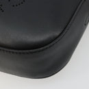 Stella MacCartney Shoulder Bag Leather Black Gold Auth BA12564-14