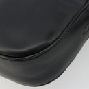 Stella MacCartney Shoulder Bag Leather Black Gold Auth BA12564-16