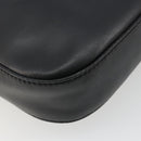 Stella MacCartney Shoulder Bag Leather Black Gold Auth BA12564-17
