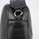 Stella MacCartney Shoulder Bag Leather Black Gold Auth BA12564-9