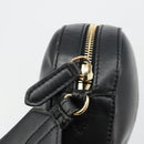 Stella MacCartney Shoulder Bag Leather Black Gold Auth BA12564-18