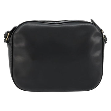 Stella MacCartney Shoulder Bag Leather Black Gold Auth BA12564 - 0