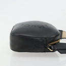 Stella MacCartney Shoulder Bag Leather Black Gold Auth BA12564-3