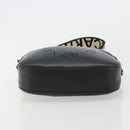 Stella MacCartney Shoulder Bag Leather Black Gold Auth BA12564-5