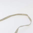 Jimmy Choo Shoulder Bag Leather Ivory Silver Auth BA12565A-14