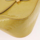 LOUIS VUITTON Vernis Bell Flower GM Tas Broncorail M91706 LV Auth BA12566-9