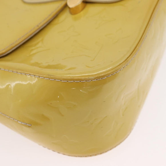 LOUIS VUITTON Vernis Bell Flower GM Tas Broncorail M91706 LV Auth BA12566