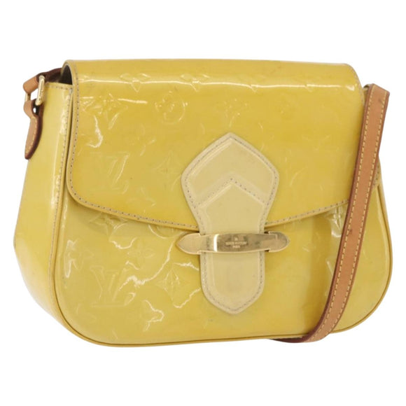 LOUIS VUITTON Vernis Bell Flower GM Tas Broncorail M91706 LV Auth BA12566