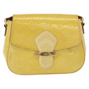 LOUIS VUITTON Vernis Bell Flower GM Tas Broncorail M91706 LV Auth BA12566-13