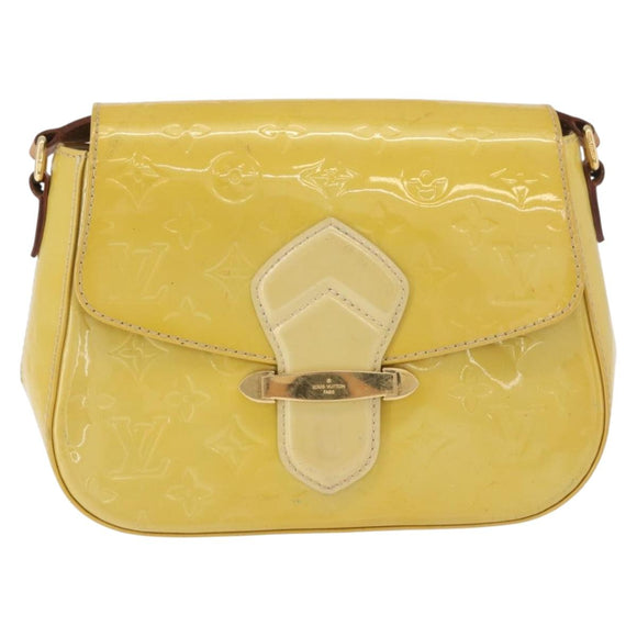 LOUIS VUITTON Vernis Bell Flower GM Tas Broncorail M91706 LV Auth BA12566