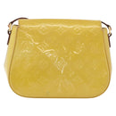 LOUIS VUITTON Vernis Bell Flower GM Tas Broncorail M91706 LV Auth BA12566-2