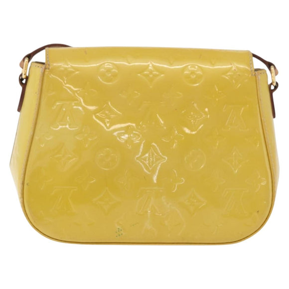 LOUIS VUITTON Vernis Bell Flower GM Tas Broncorail M91706 LV Auth BA12566