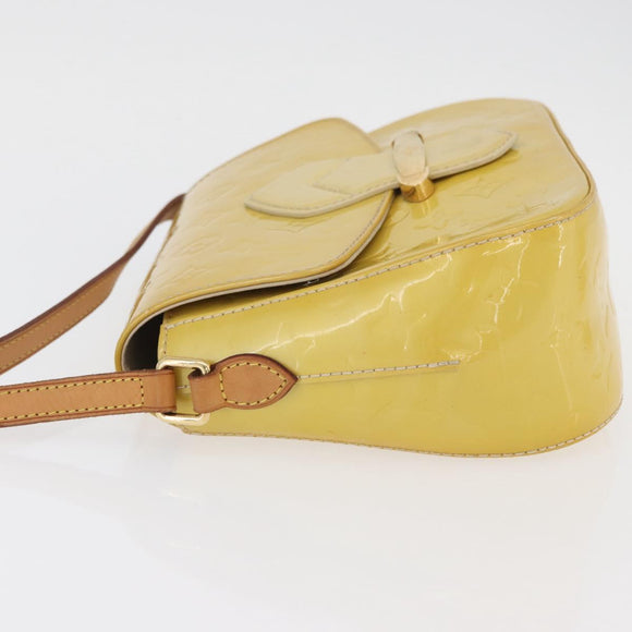LOUIS VUITTON Vernis Bell Flower GM Tas Broncorail M91706 LV Auth BA12566