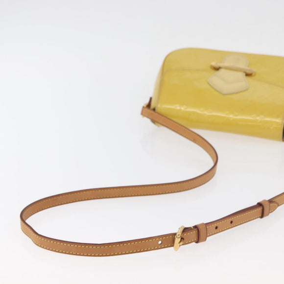 LOUIS VUITTON Vernis Bell Flower GM Tas Broncorail M91706 LV Auth BA12566