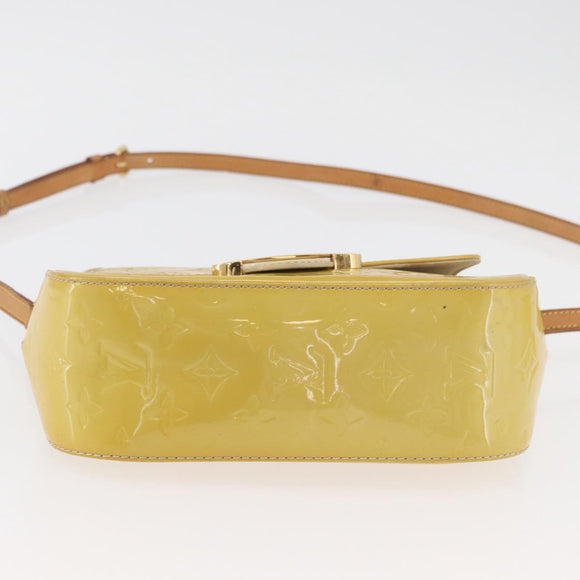 LOUIS VUITTON Vernis Bell Flower GM Tas Broncorail M91706 LV Auth BA12566