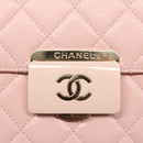 CHANEL Matelasse 25 Single Flap Chain Bag Caviar Skin Pink CC Auth BA1256AM-19