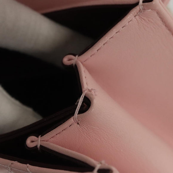 CHANEL Matelasse 25 Single Flap Chain Bag Caviar Skin Pink CC Auth BA1256AM