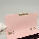 CHANEL Matelasse 25 Single Flap Chain Bag Caviar Skin Pink CC Auth BA1256AM-20