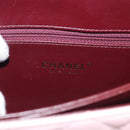 CHANEL Matelasse 25 Single Flap Chain Bag Caviar Skin Pink CC Auth BA1256AM-22