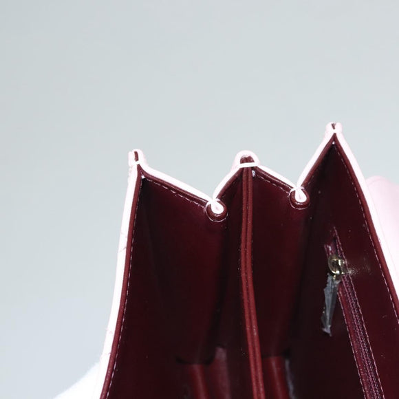 CHANEL Matelasse 25 Single Flap Chain Bag Caviar Skin Pink CC Auth BA1256AM