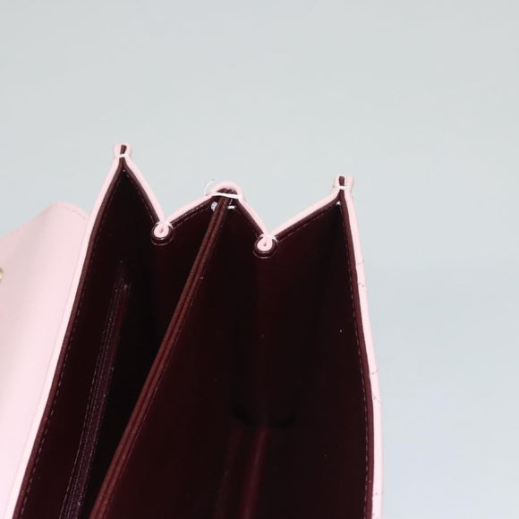 CHANEL Matelasse 25 Single Flap Chain Bag Caviar Skin Pink CC Auth BA1256AM