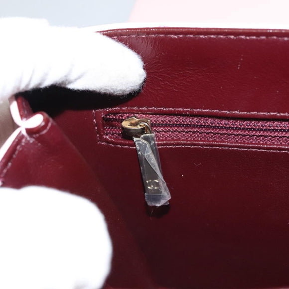 CHANEL Matelasse 25 Single Flap Chain Bag Caviar Skin Pink CC Auth BA1256AM