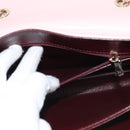 CHANEL Matelasse 25 Single Flap Chain Bag Caviar Skin Pink CC Auth BA1256AM-29