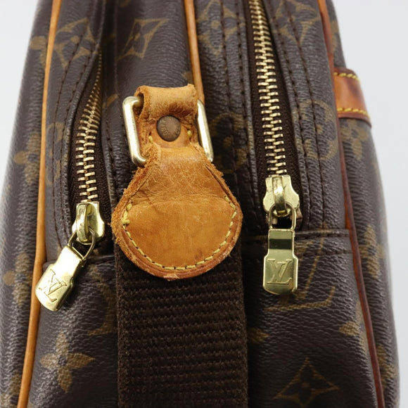 LOUIS VUITTON Monogram Reporter PM Shoulder Bag M45254 LV Auth BA12573