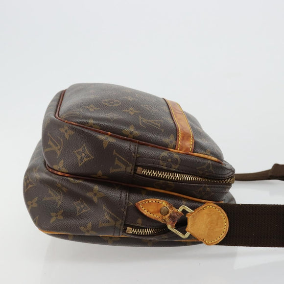 LOUIS VUITTON Monogram Reporter PM Shoulder Bag M45254 LV Auth BA12573