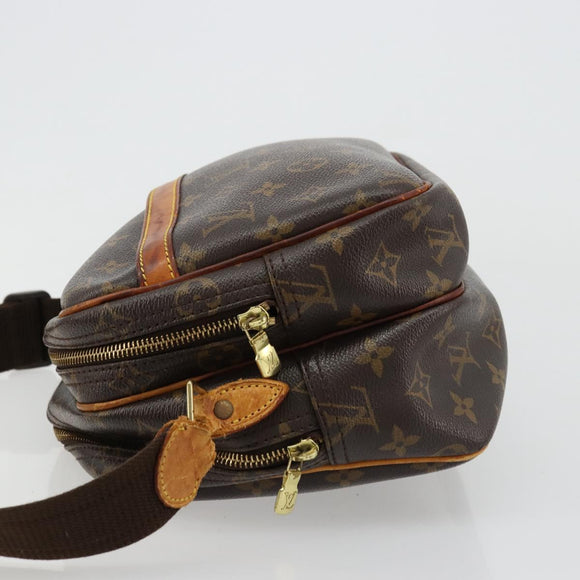 LOUIS VUITTON Monogram Reporter PM Shoulder Bag M45254 LV Auth BA12573