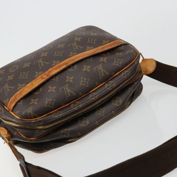 LOUIS VUITTON Monogram Reporter PM Shoulder Bag M45254 LV Auth BA12573