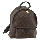 LOUIS VUITTON Monogram Palm Springs MM Backpack M44874 LV Auth BA12578-1