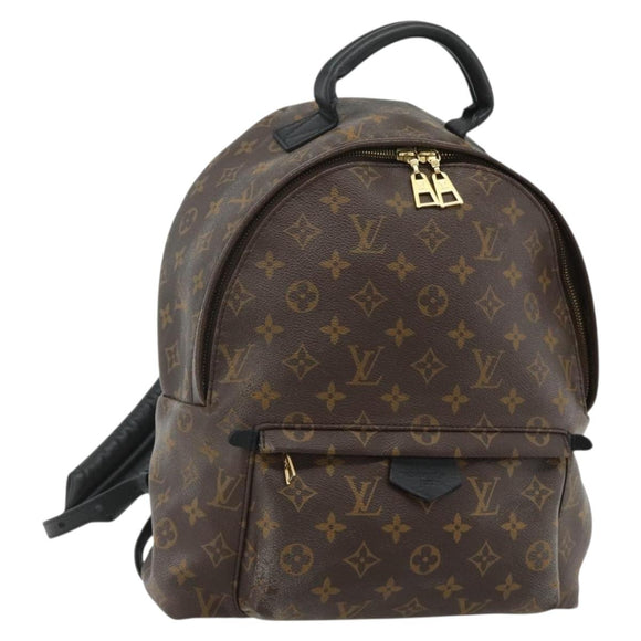 LOUIS VUITTON Monogram Palm Springs MM Backpack M44874 LV Auth BA12578