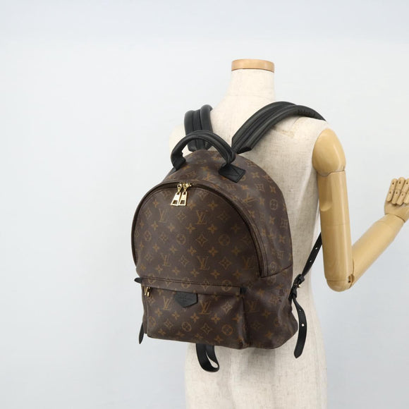 LOUIS VUITTON Monogram Palm Springs MM Backpack M44874 LV Auth BA12578