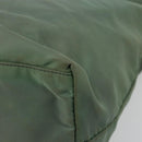 PRADA Tote Bag Nylon Green Gold Auth BA12579-15