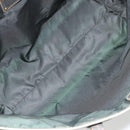 PRADA Tote Bag Nylon Green Gold Auth BA12579-11