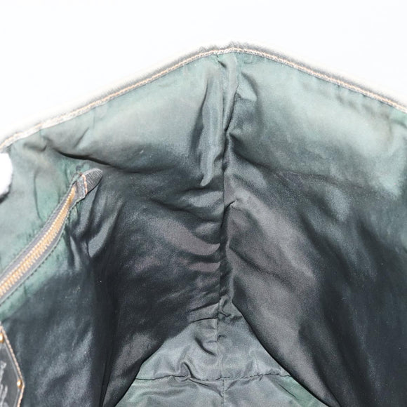PRADA Tote Bag Nylon Green Gold Auth BA12579