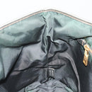 PRADA Tote Bag Nylon Green Gold Auth BA12579-20